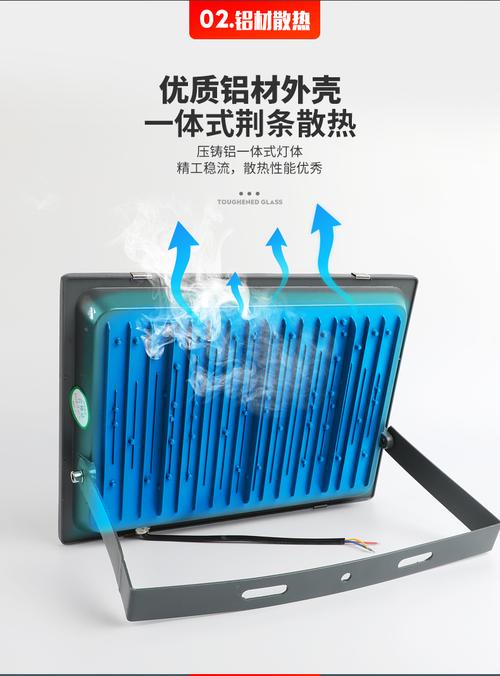 室外防水节能灯led投光灯 户外防水亮工厂庭院室外聚光投射灯厂房探照